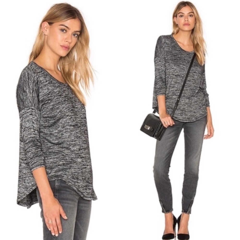 Rag & Bone The Knit Long Sleeve Tee - Picture 2 of 9